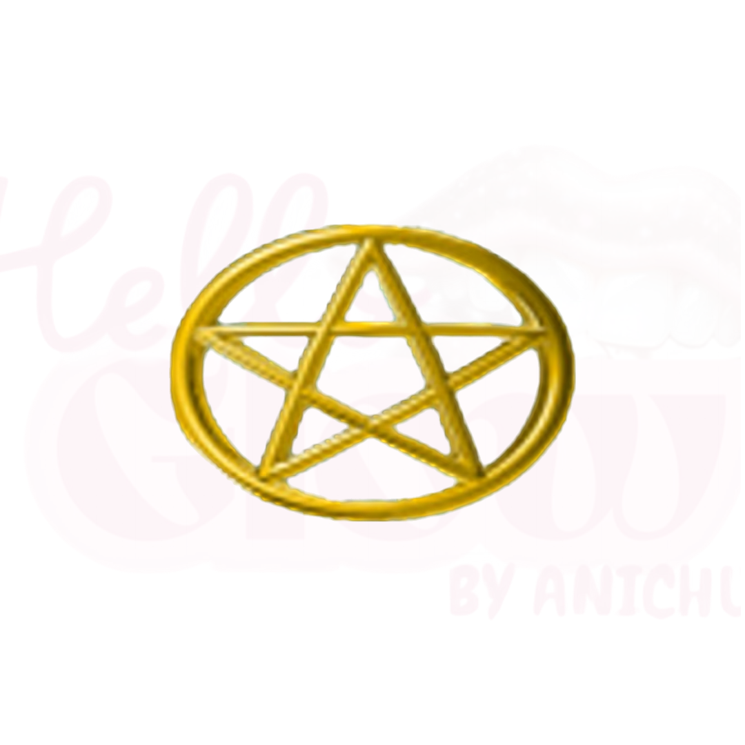 18k Gold - Pentagram Star