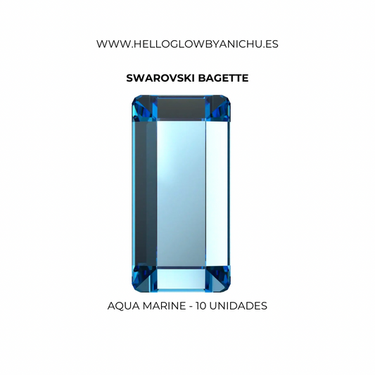 Swarovski Bagette - Aquamarine