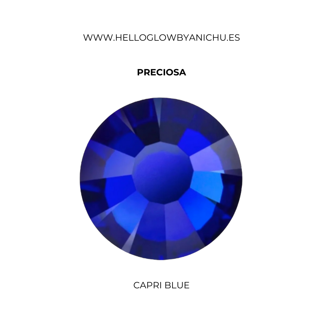 Preciosa Round - Capri Blue