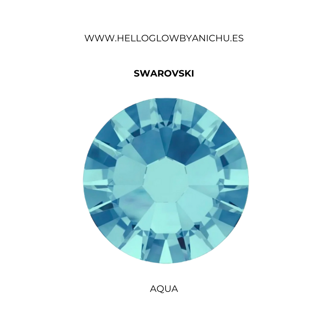 Swarovski Round - Aqua