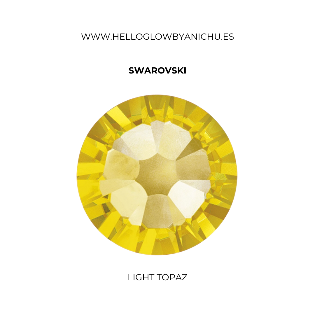 Swarovski Round - Light Topaz