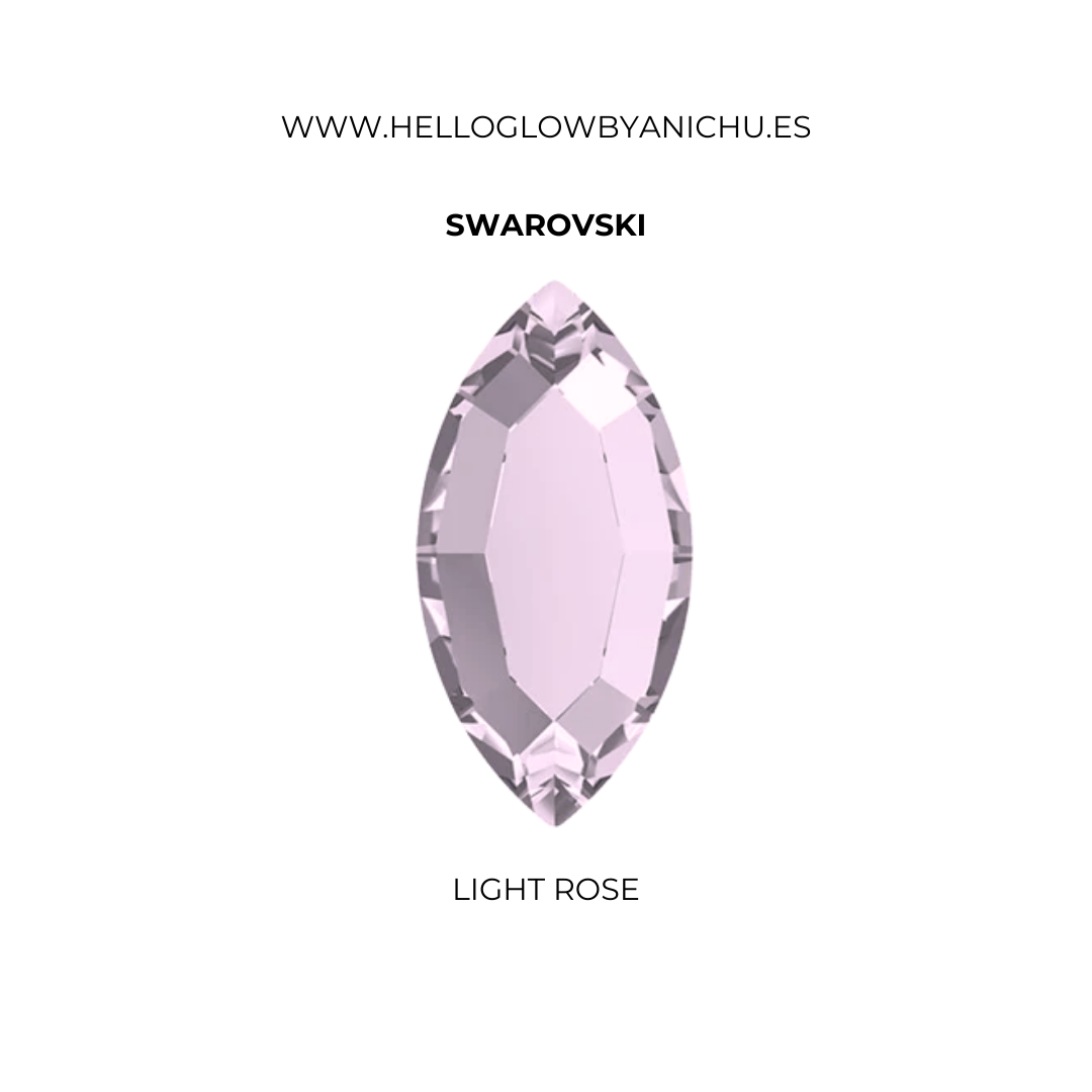 Swarovski Navette - Light Rose