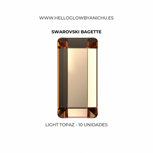 Swarovski Bagette - Light Topaz