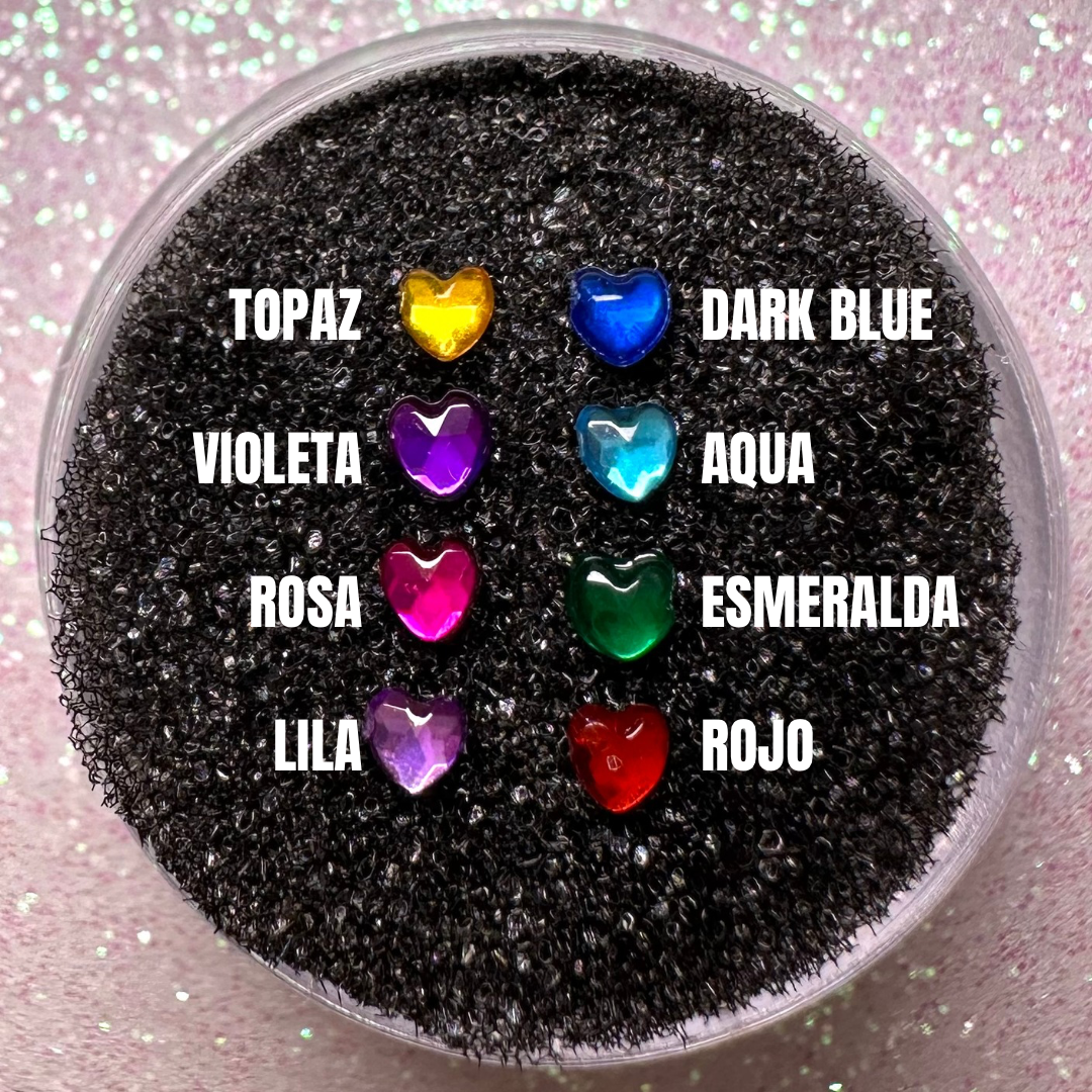 Pack 5 Micro Gemas de Resina Acrílica