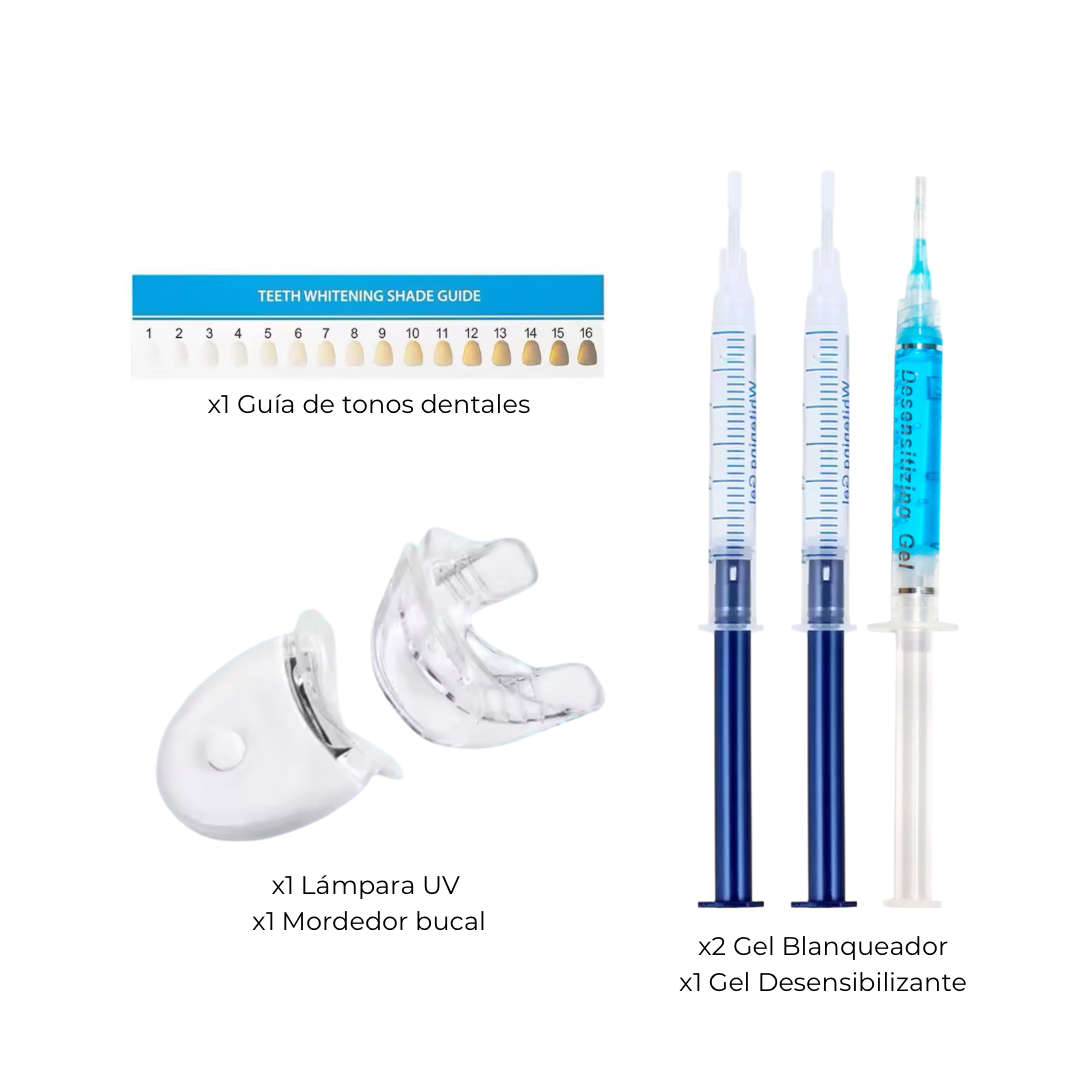 Kit Blanqueamiento Dental Cosmético Doméstico