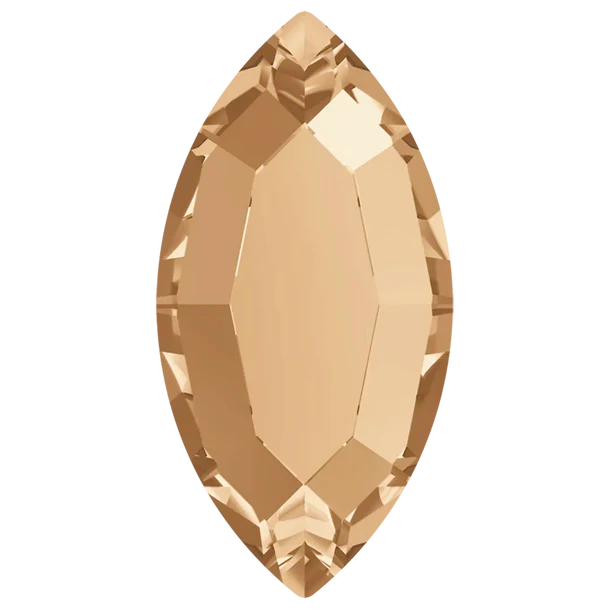 SWAROVSKI® 2200 Navette - Golden Shadow