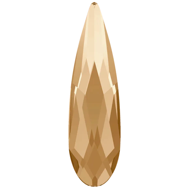 SWAROVSKI® 2304 Raindrop - Golden Shadow