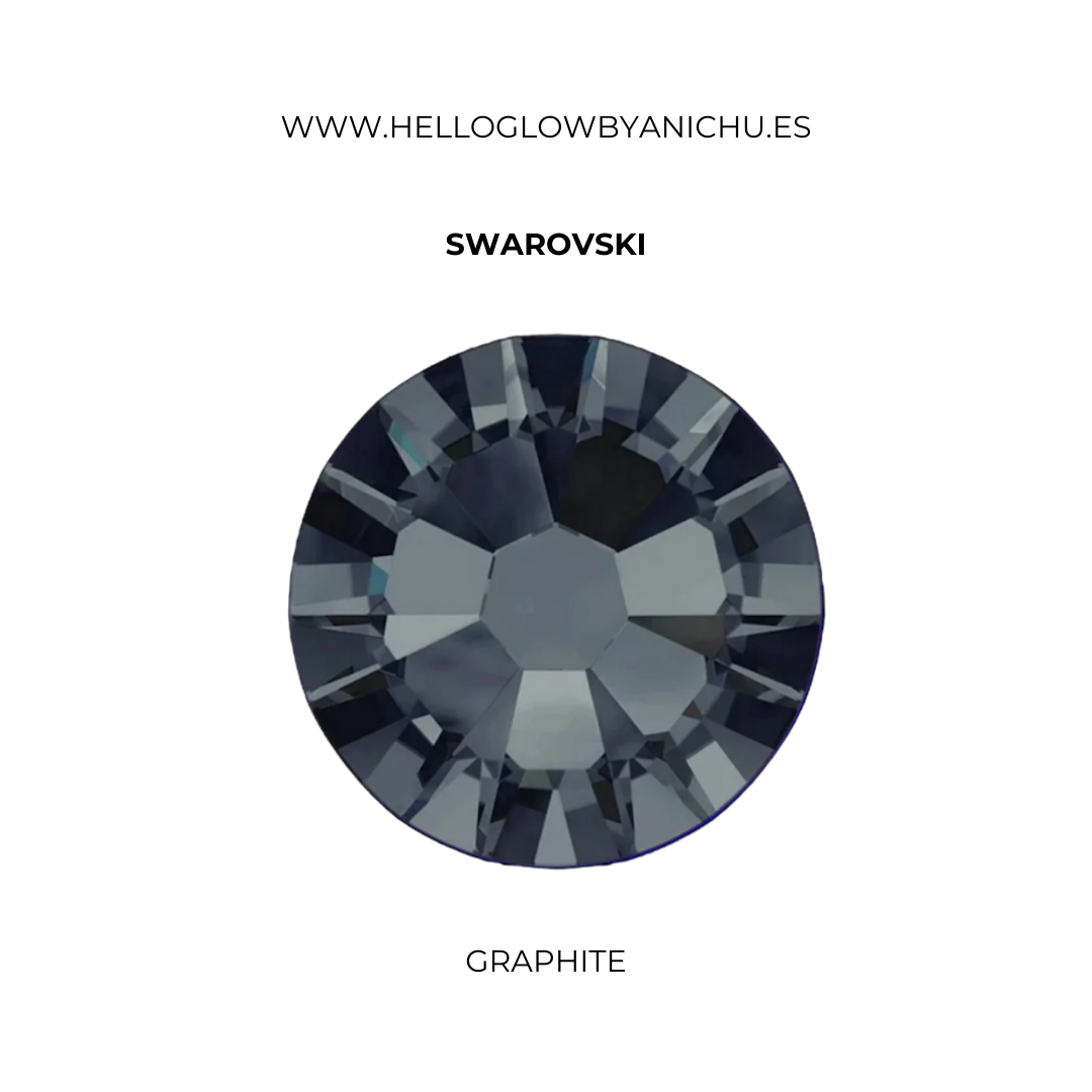 Swarovski Round - Graphite