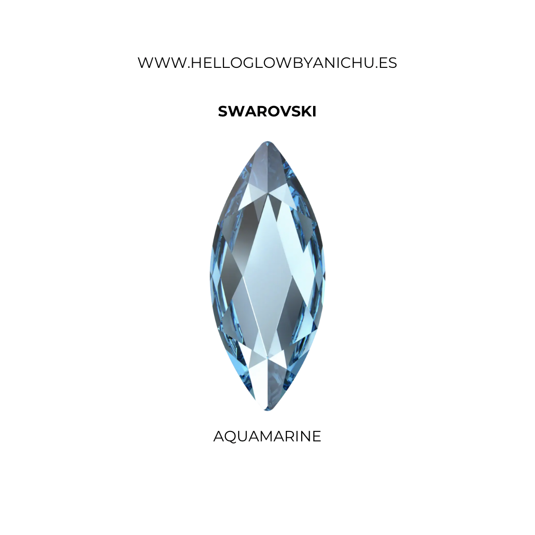 Swarovski Marquise - Aquamarine
