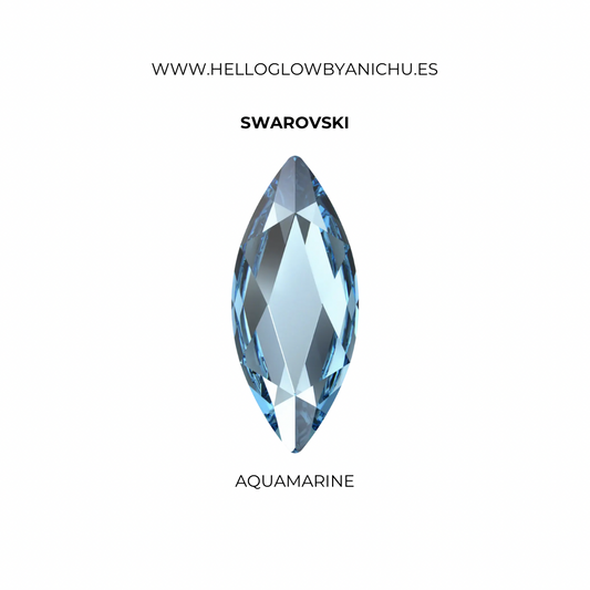 Swarovski Marquise - Aquamarine
