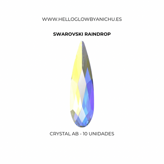 Swarovski Raindrop - Crystal AB
