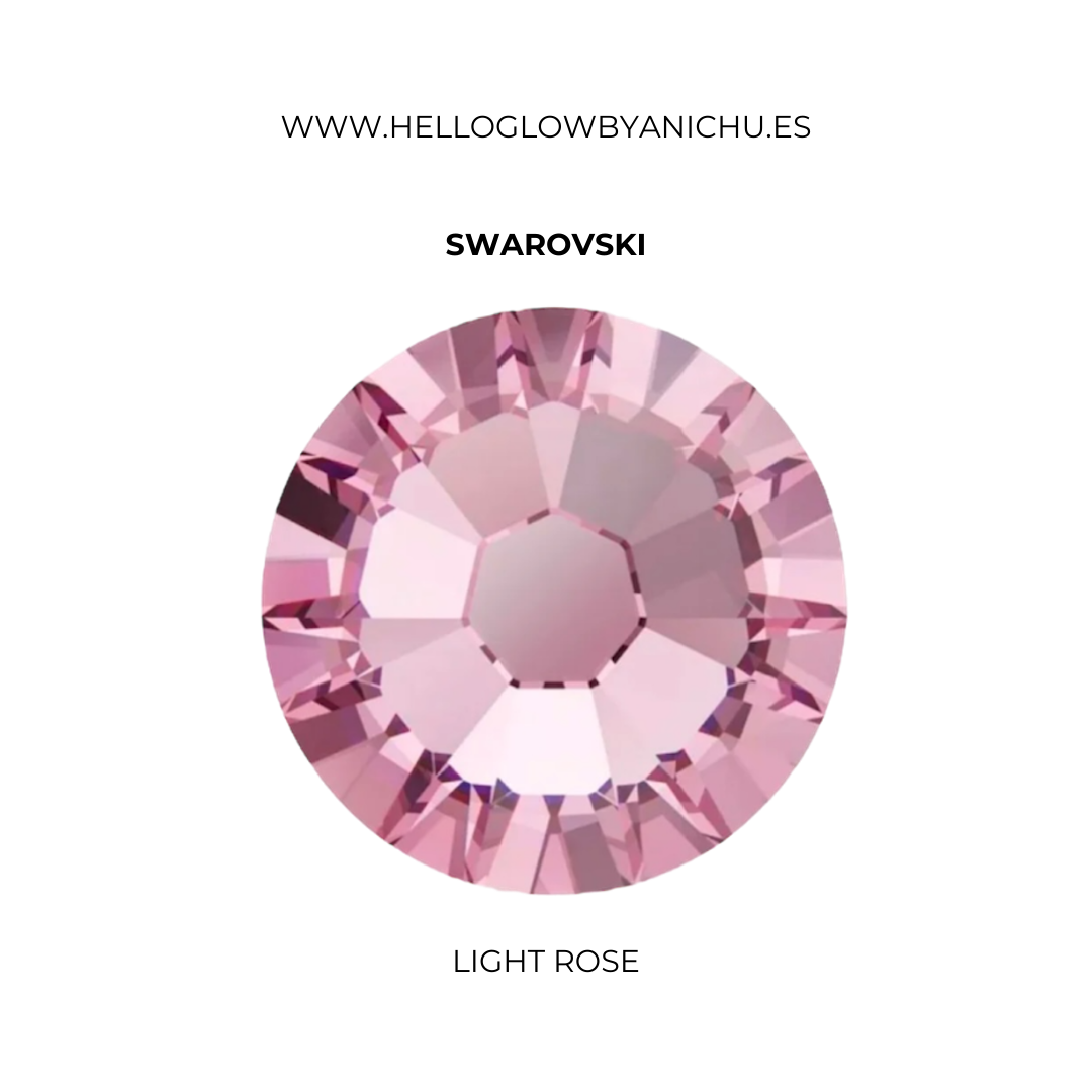 Swarovski Round - Light Rose