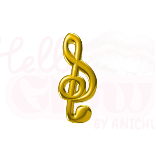 18k Gold - Music Note