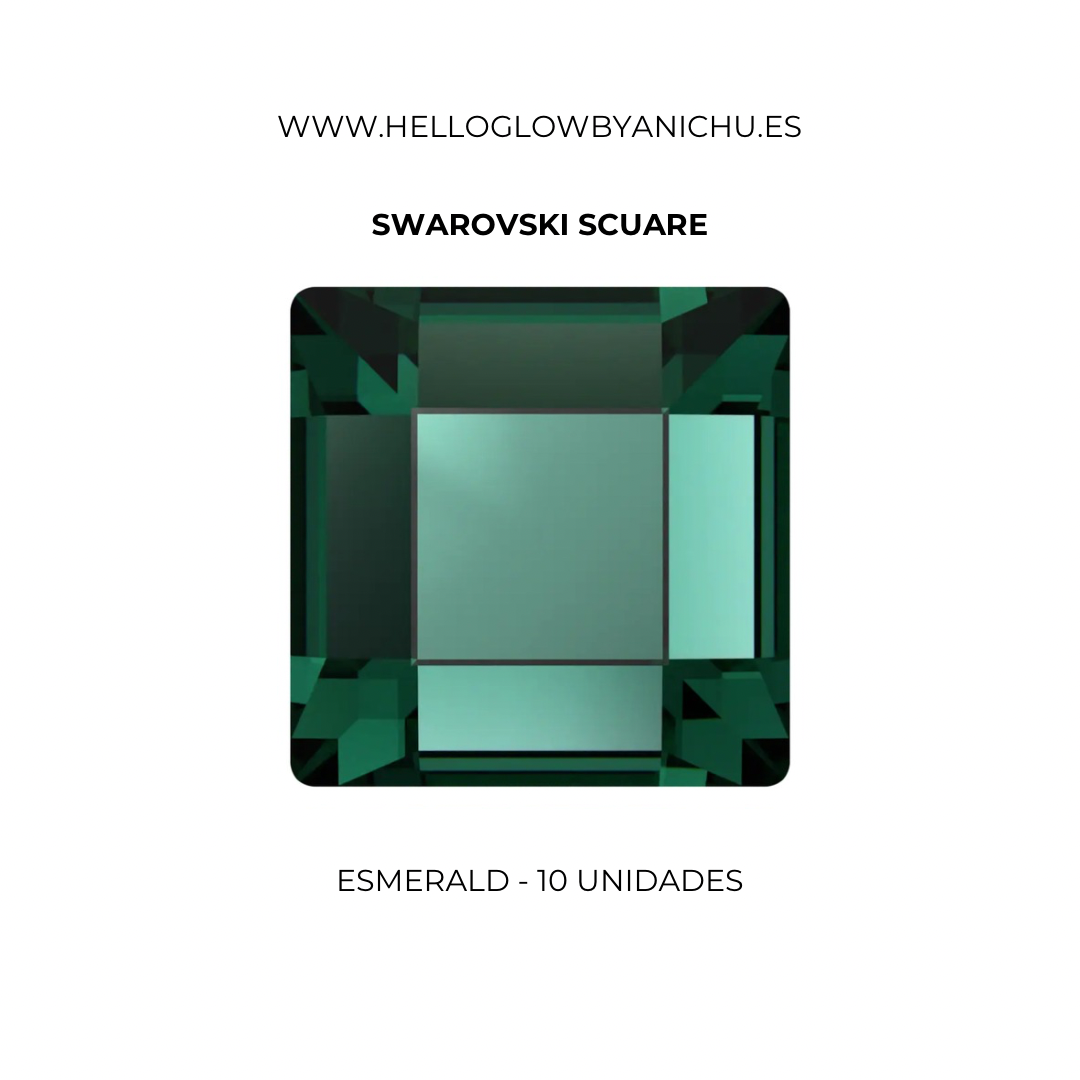 Swarovski Scuare - Esmerald