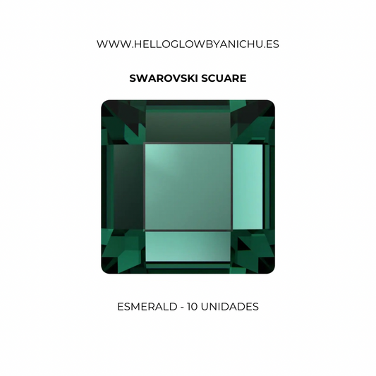 Swarovski Scuare - Esmerald