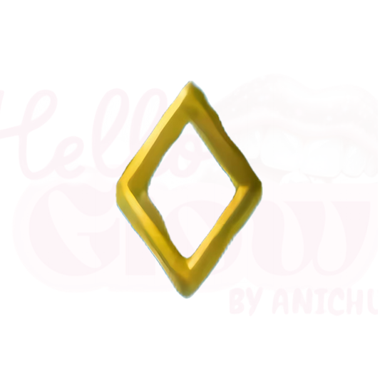 18k Gold - Hollow Diamond