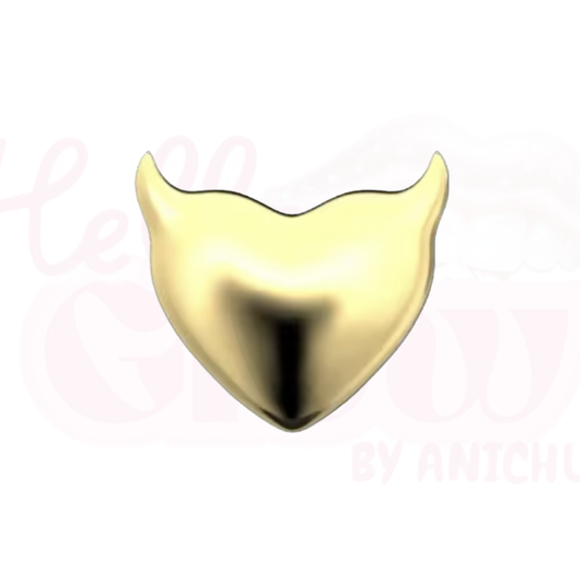 18k Gold - Evil Heart