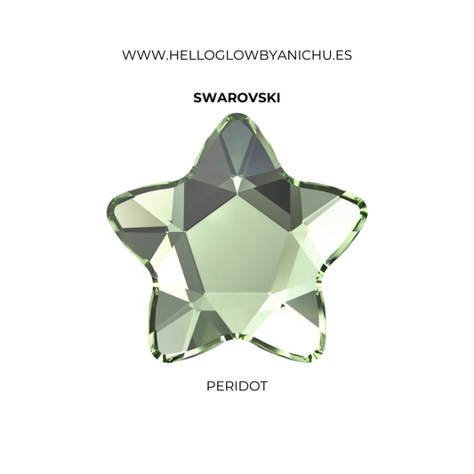Swarovksi Star Flower - Peridot