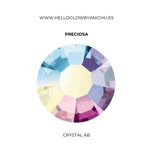 Preciosa Round - Crystal AB