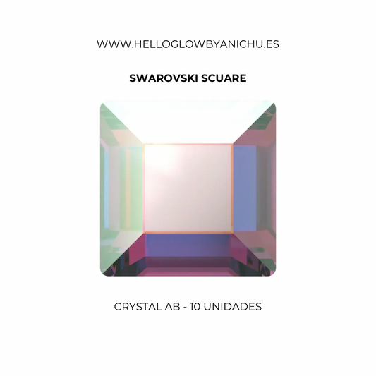 Swarovski Scuare - Crystal AB