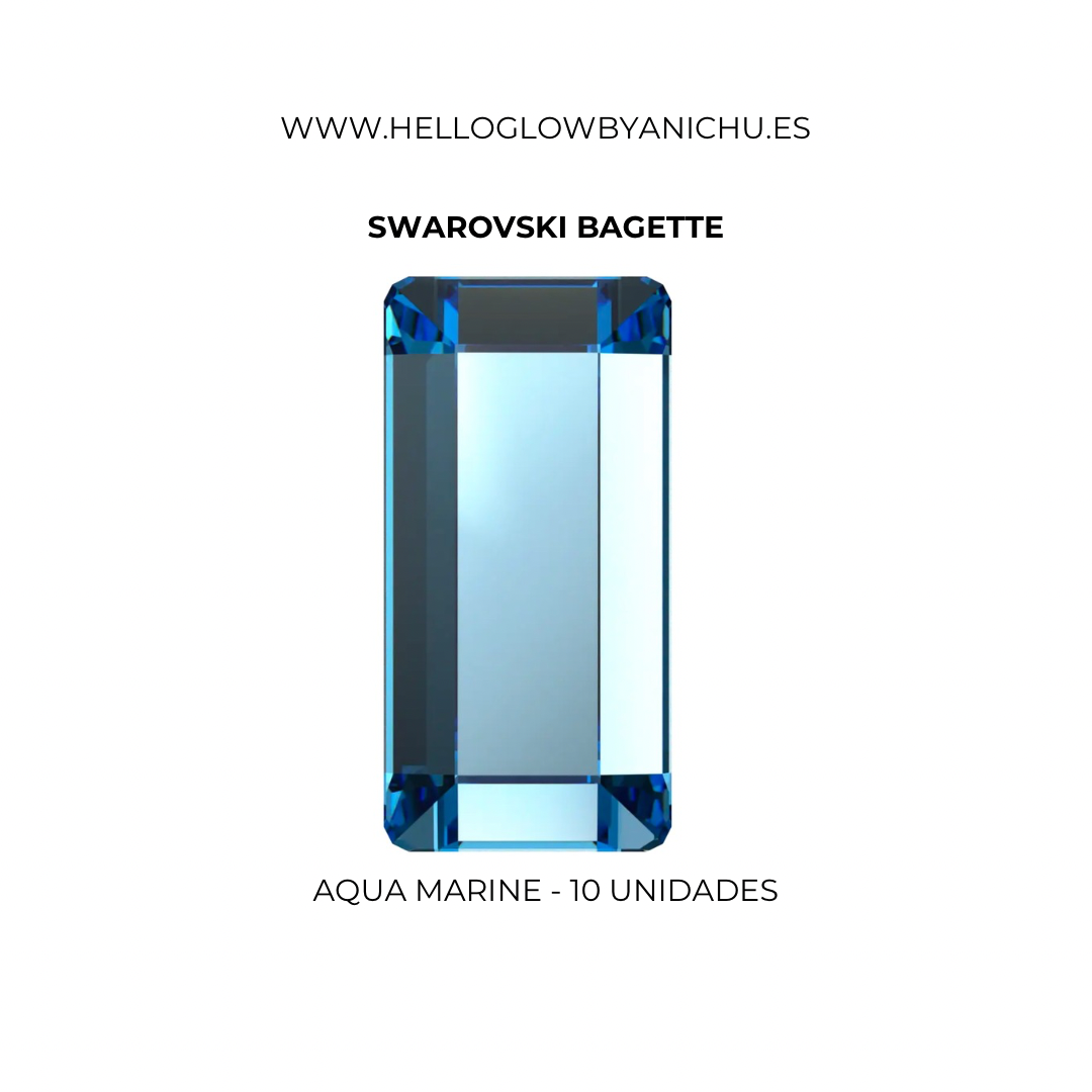Swarovski Bagette - Aquamarine
