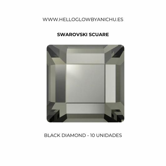 Swarovski Scuare - Black Diamond