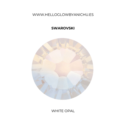 Swarovski Round - White Opal
