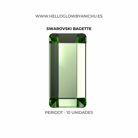 Swarovski Bagette - Peridot