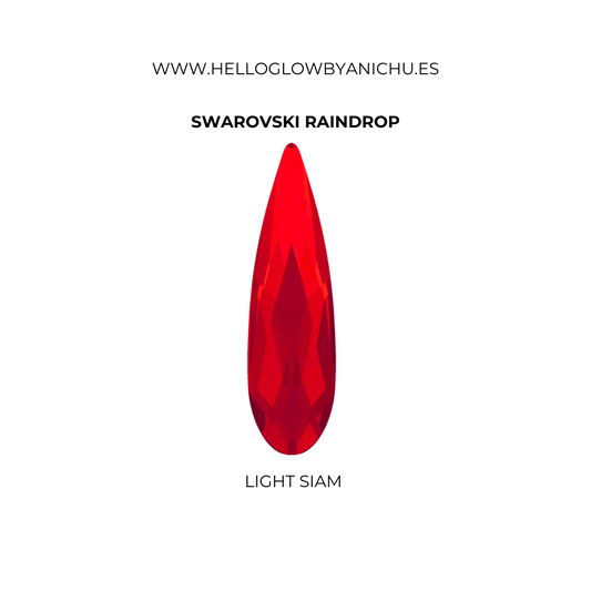 Swarovski Raindrop - Light Siam
