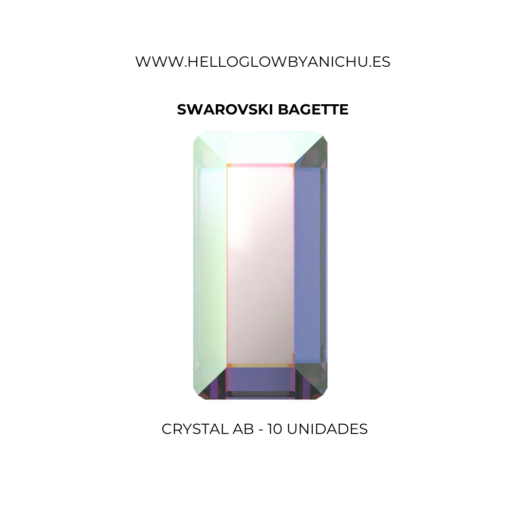 Swarovski Bagette - Crystal AB