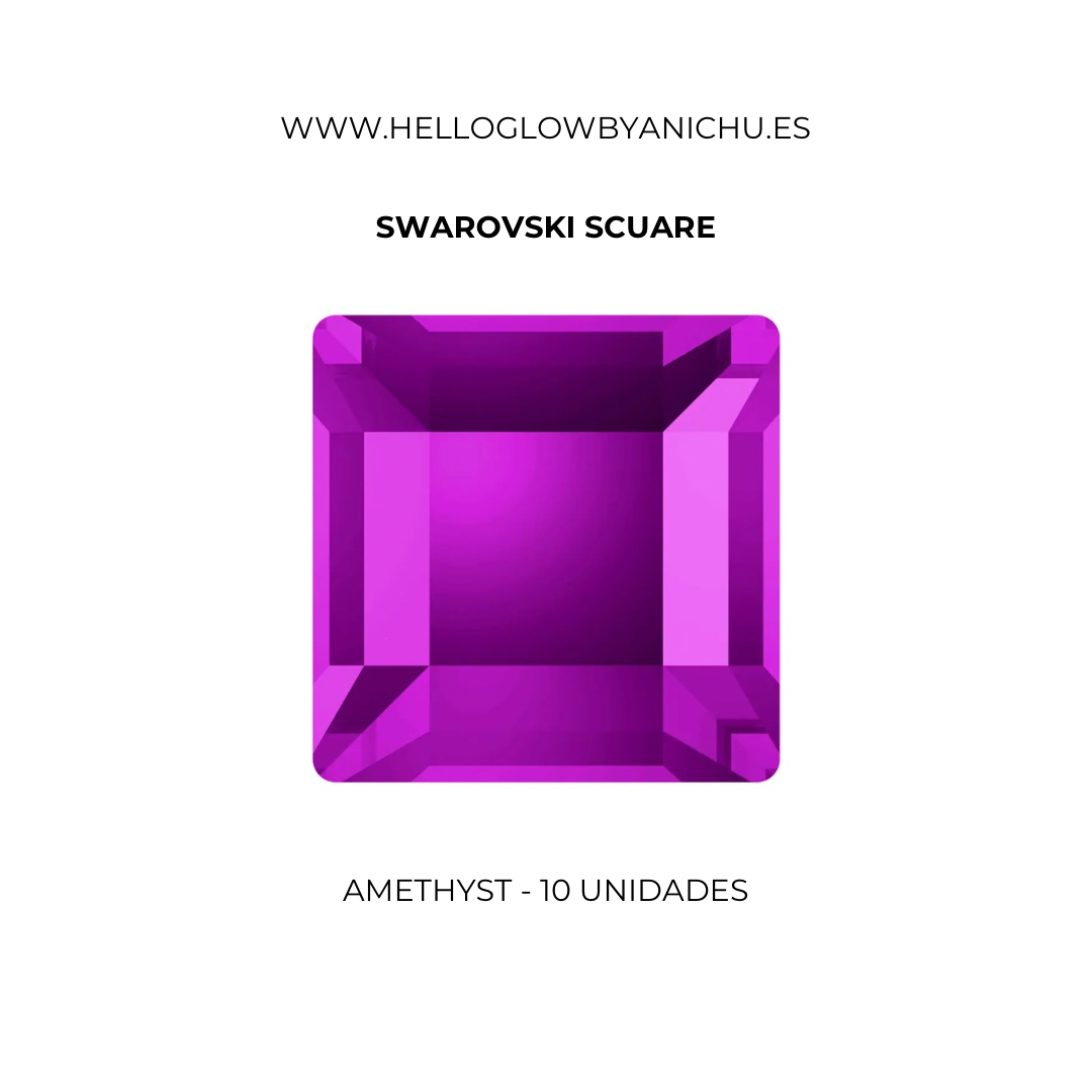 Swarovski Scuare - Amethyst
