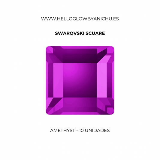 Swarovski Scuare - Amethyst