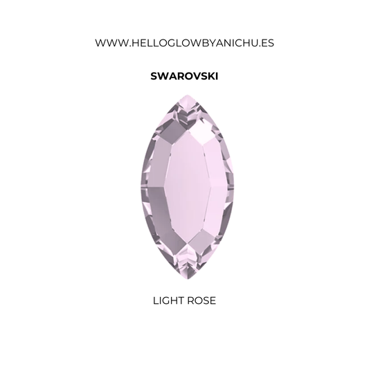 Swarovski Navette - Light Rose