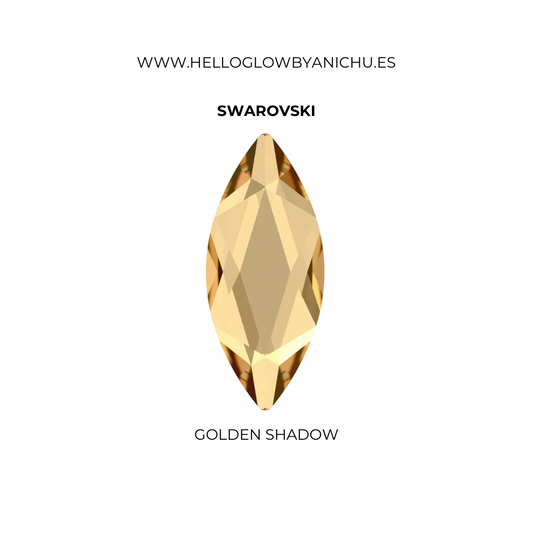 Swarovski Marquise - Golden Shadow