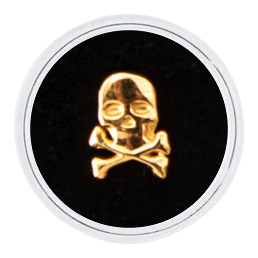 18k Gold - Skull & Crossbones