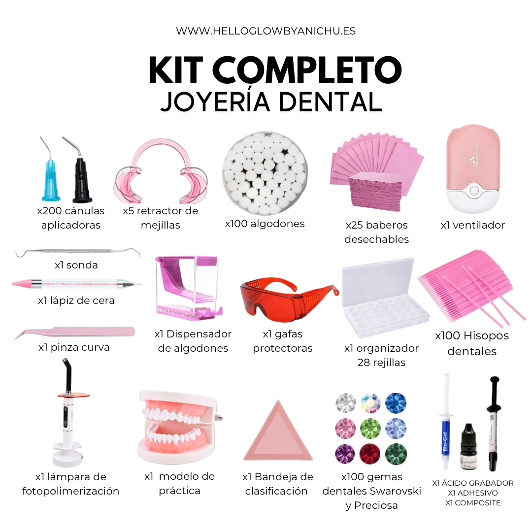 Formación Presencial Joyería Dental + Kit profesional completo