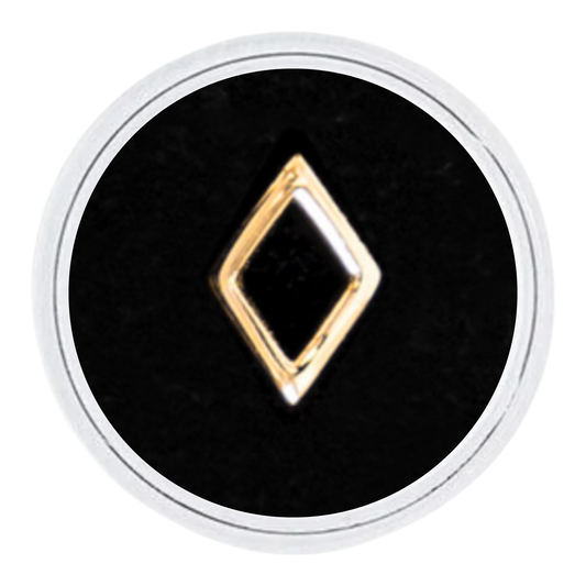18k Gold - Hollow Diamond