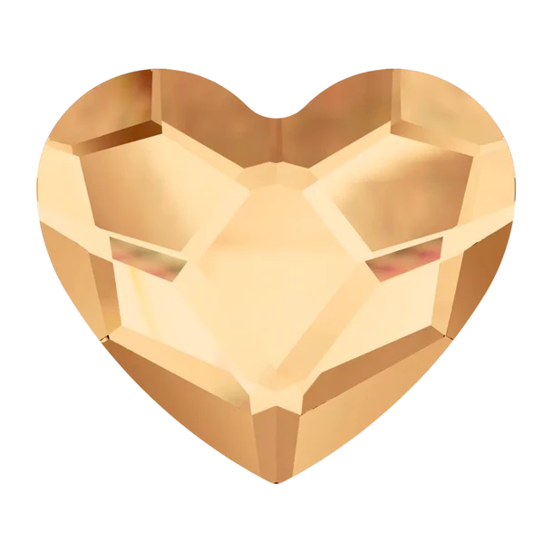 SWAROVSKI® 2808 Heart - Golden Shadow