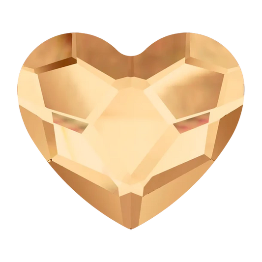 SWAROVSKI® 2808 Heart - Golden Shadow