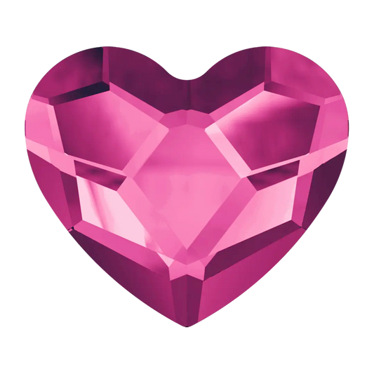 SWAROVSKI® 2808 Heart - Fuchsia
