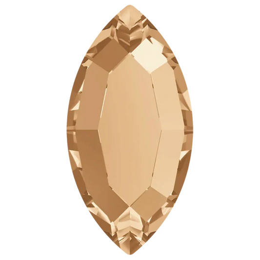 SWAROVSKI® 2200 Navette - Golden Shadow