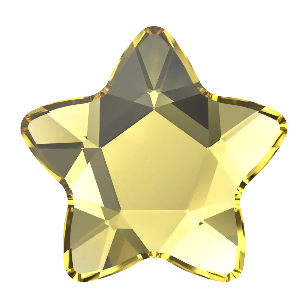 SWAROVSKI® 2754 Star Flower - Light Topaz