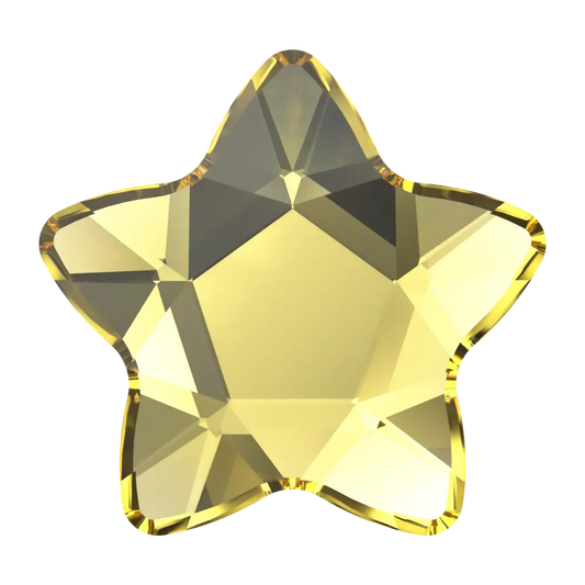 SWAROVSKI® 2754 Star Flower - Light Topaz