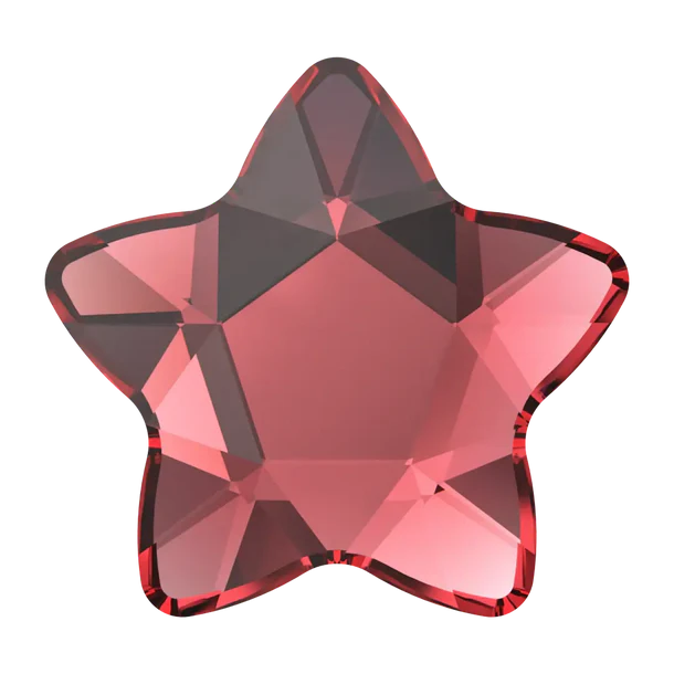 SWAROVSKI® 2754 Star Flower - Scarlet